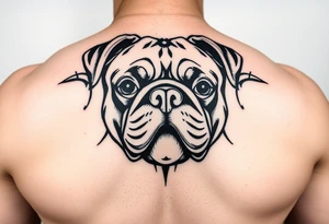 Lucha libre pug tattoo idea