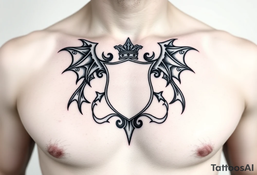 Smith, Irish crest. Demonic and brutal tattoo idea