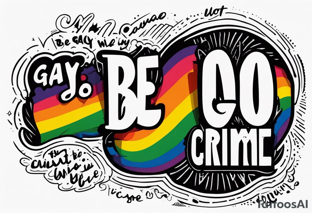 Be Gay Do Crime tattoo idea