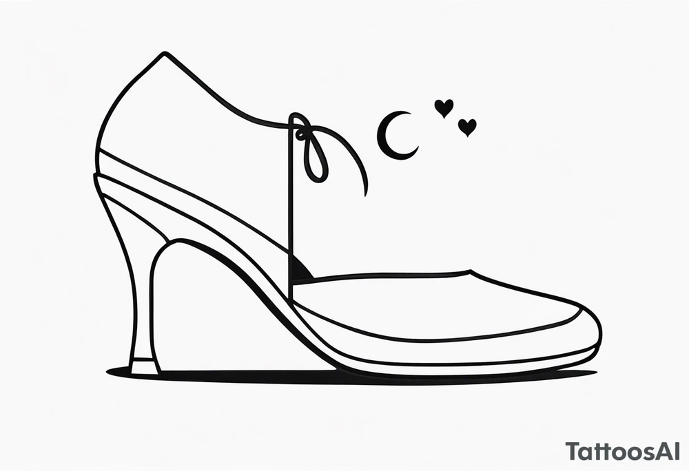 small feminine unique minimalist tattoo on ankle symbolizing love and family tattoo idea