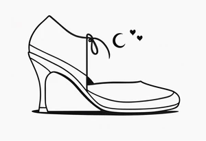 small feminine unique minimalist tattoo on ankle symbolizing love and family tattoo idea