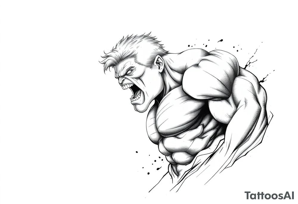 hulk tattoo idea