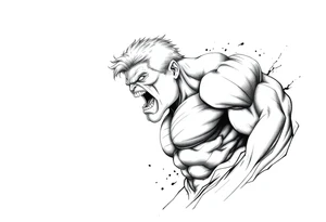 hulk tattoo idea