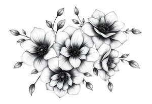 Flowers tattoo idea