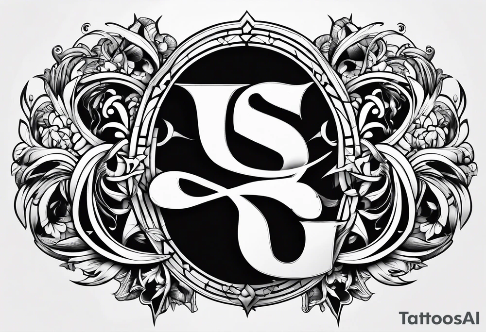 the name SR tattoo idea