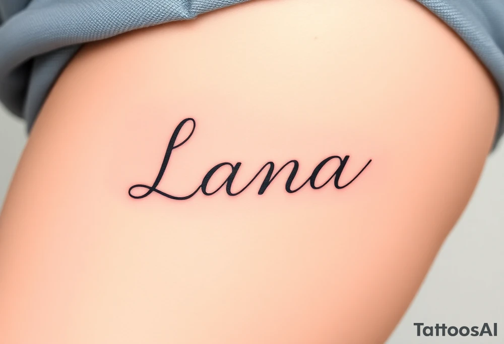 Lana tattoo idea
