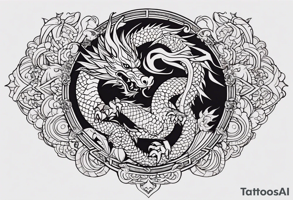 power of birth date: which is 18 of April, 1988 year of dragon. it should demonstrate сonfidence and determination, spiritual strength and growth. no vivid dragon tattoo idea