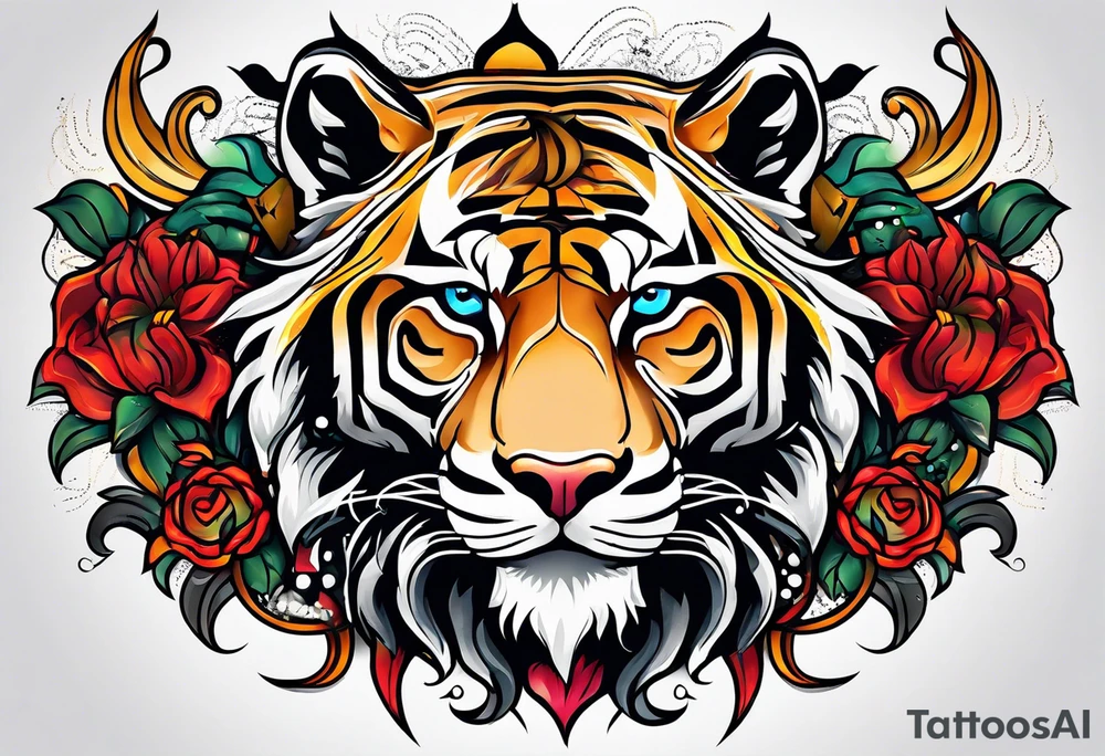 Armband with alpha animals tattoo idea