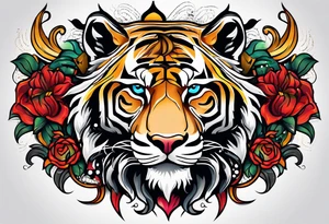 Armband with alpha animals tattoo idea