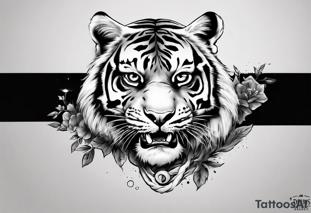 i want my last name ‘DEZIUS’ with a tiger 
i would like my last name to be the main image on my forearm tattoo idea