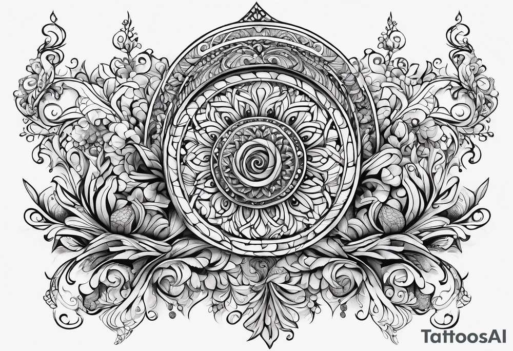 Swirls and whirls of lace covering fingers and forearm tattoo idea