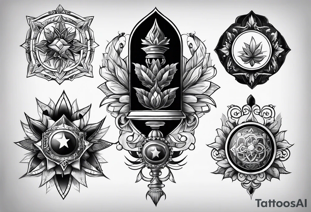 Coordinate tattoo idea