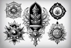 Coordinate tattoo idea