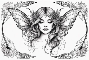 Ethereal Fairy tattoo idea