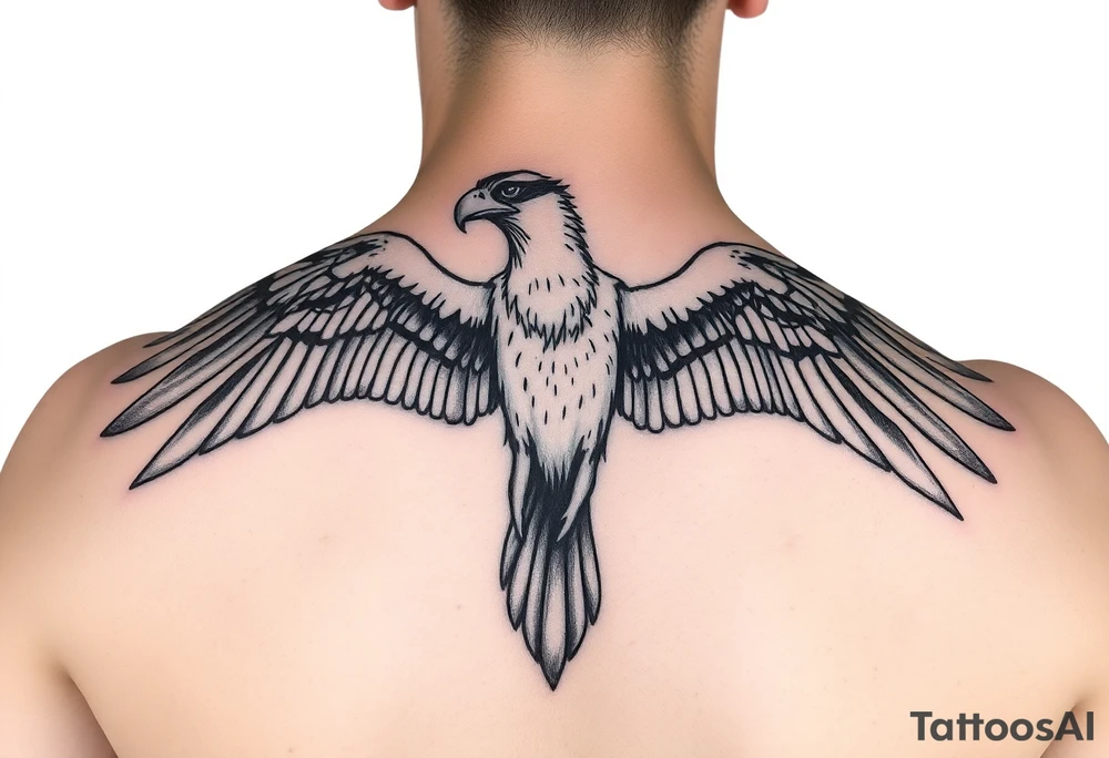 Realistic Osprey tattoo idea