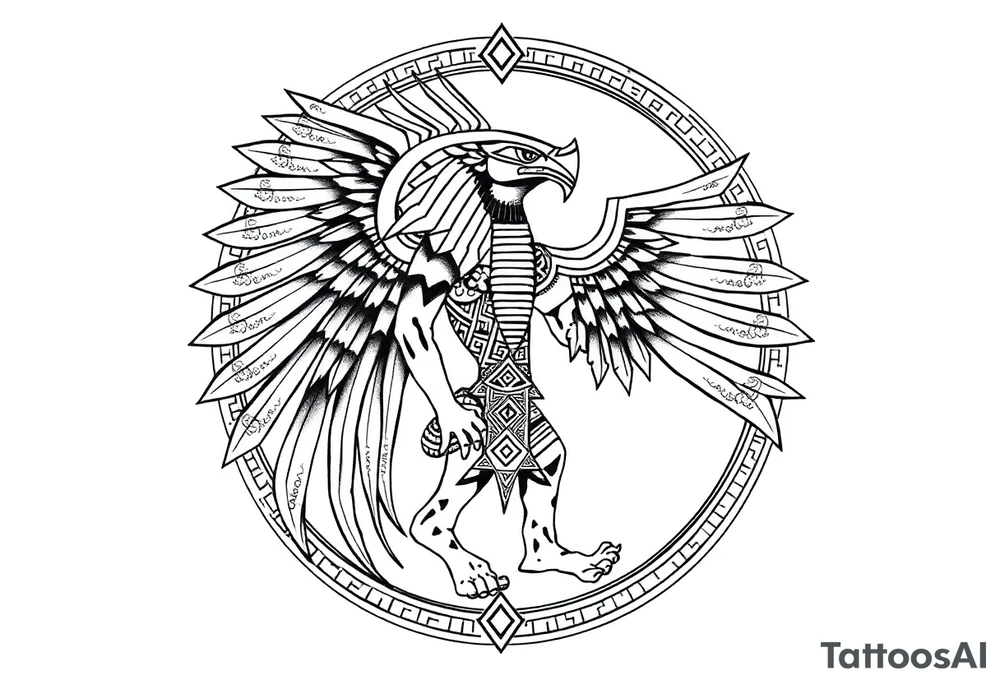 Enlil anunnaki god tattoo idea