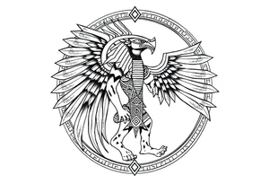 Enlil anunnaki god tattoo idea
