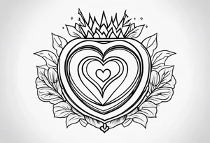 SACRED HEART tattoo idea