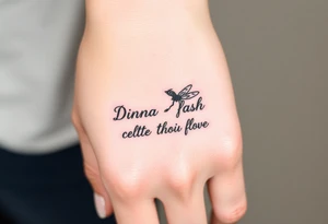 Dinna fash dragon fly celtique whit flower tattoo idea