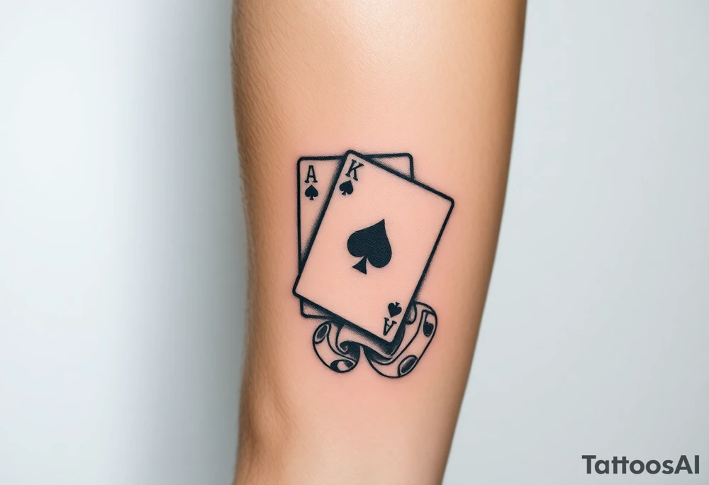 poker tattoo idea