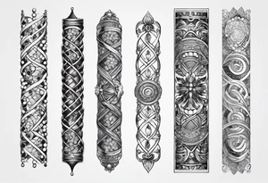 DNA forearm tattoo idea
