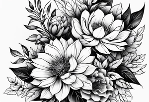 flowers tattoo idea