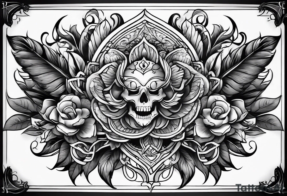 Neo traditional tattoo idea