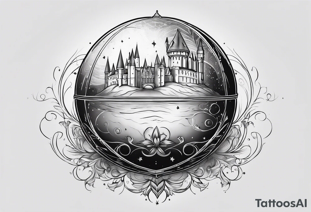 Golden ball from harry potter tattoo idea