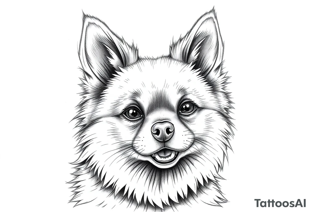 Lulu da pomerania tattoo idea