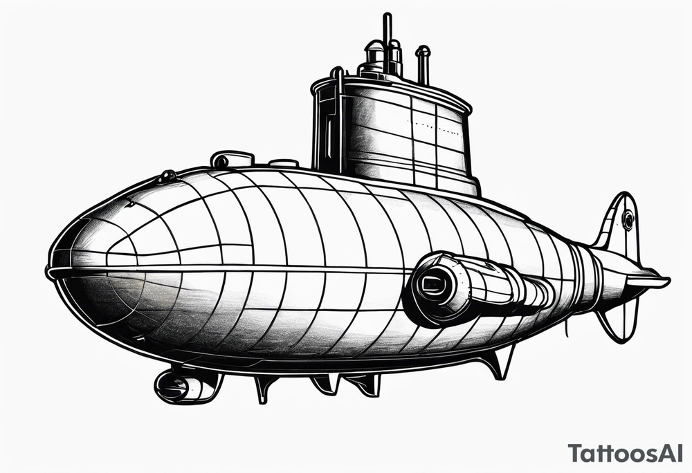 submarine tattoo idea
