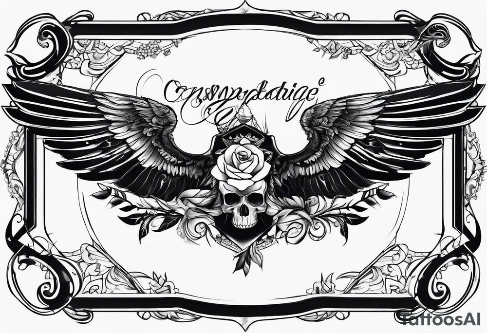 consistency tattoo idea