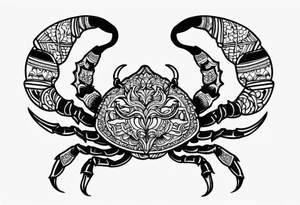 Scorpion traditional tattoo tattoo idea