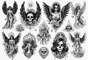 ANGEL DE LA MUERTE tattoo idea
