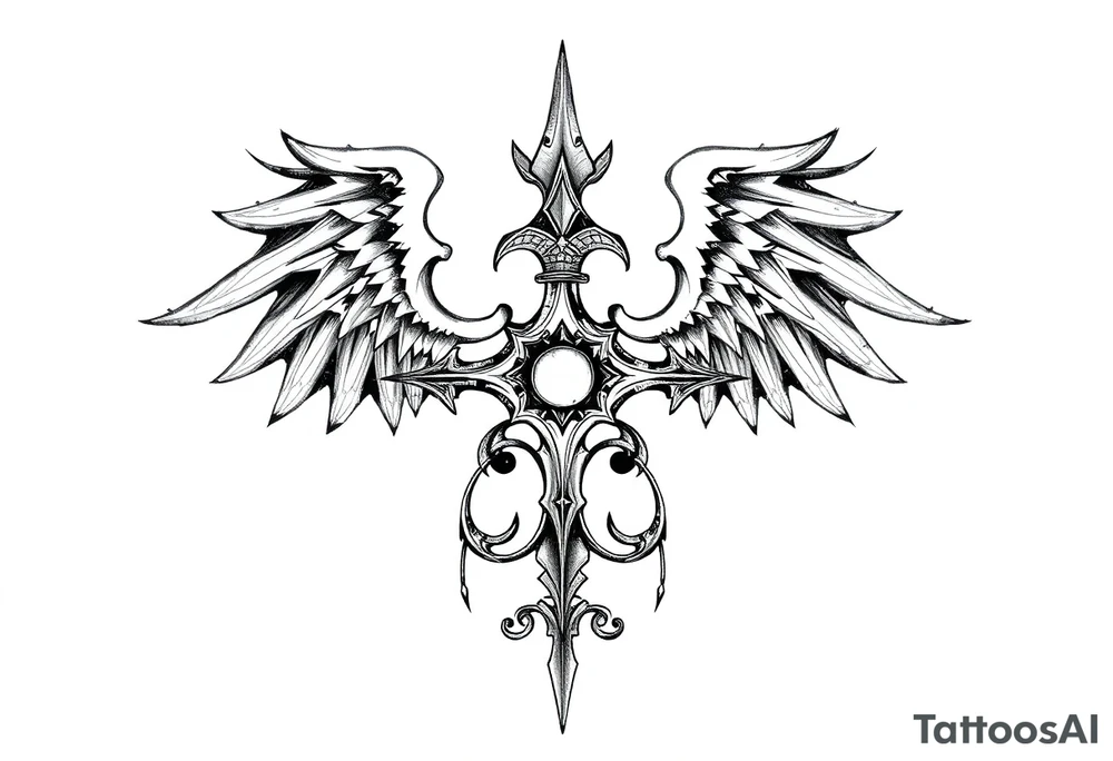 Powerful family symbol tattoo idea