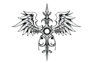 Powerful family symbol tattoo idea