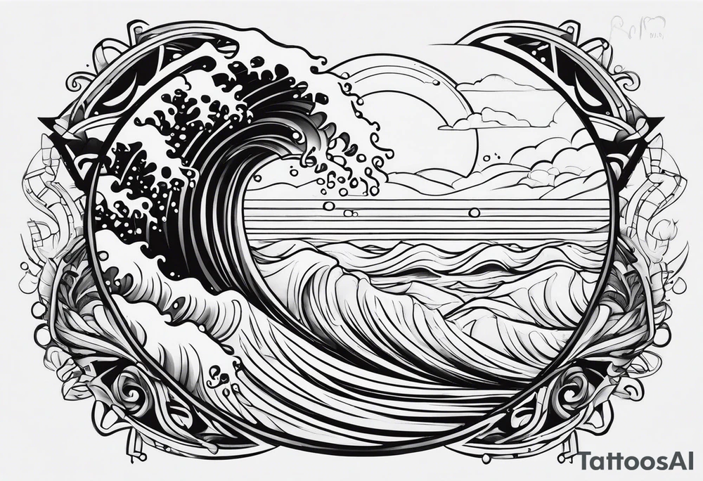 Stoicism up and birth and then surf the bottom tattoo idea