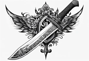 Zulifqar sword tattoo idea