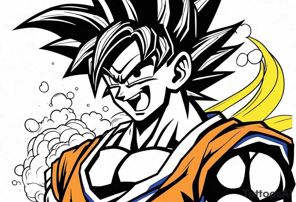 dragonball z tattoo idea