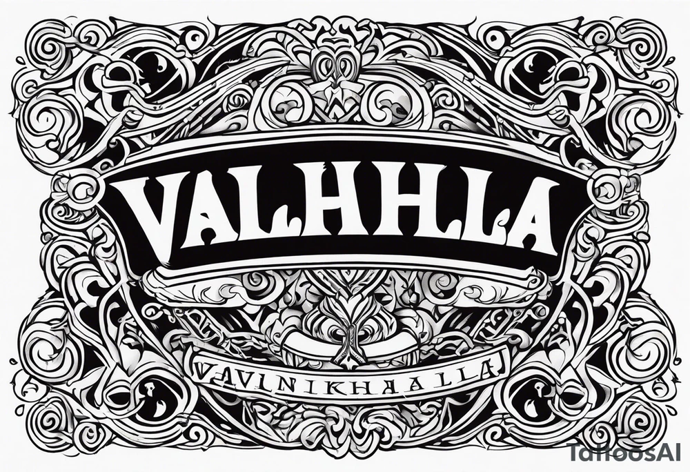 Valhalla tattoo idea