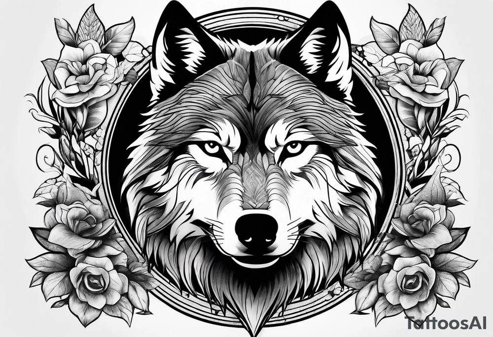 Wolves tattoo idea