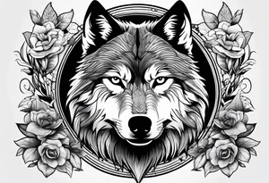 Wolves tattoo idea