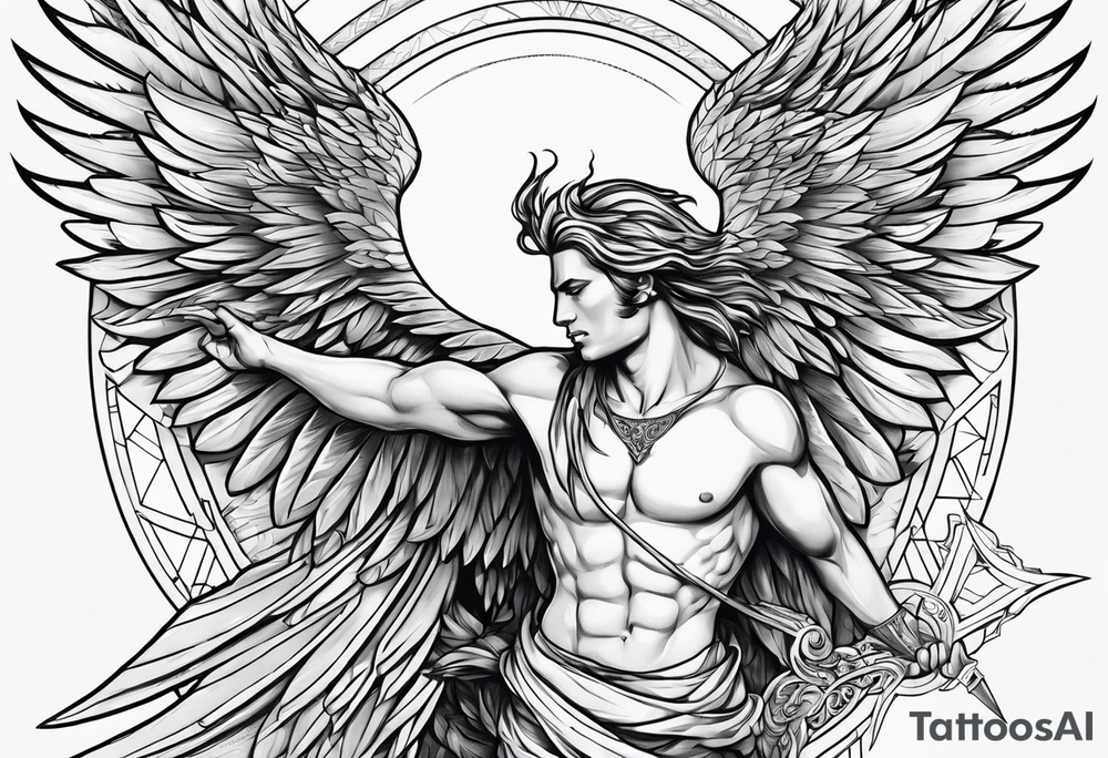 Icarus's myth tattoo idea