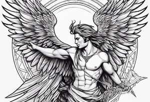 Icarus's myth tattoo idea