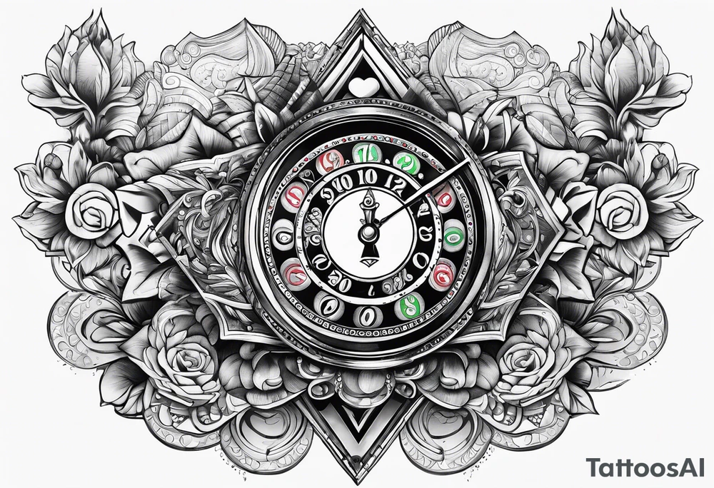 Casino idea tattoo idea