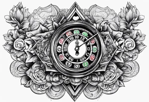 Casino idea tattoo idea