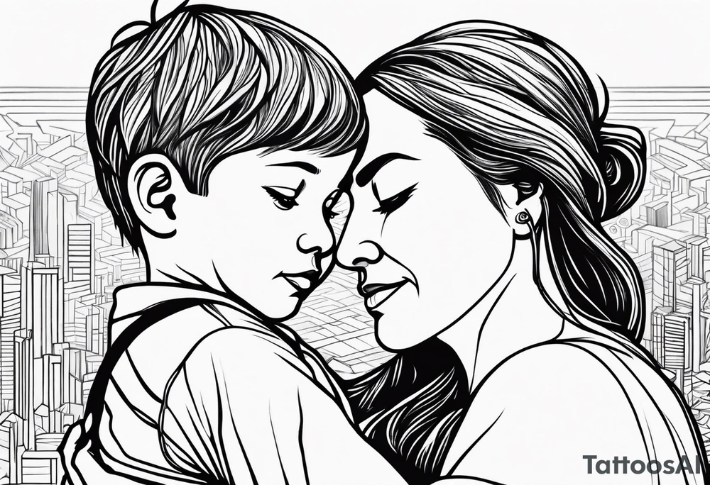 Woman reunited with her son 37 years after his birth and relinquished to adoption tattoo idea