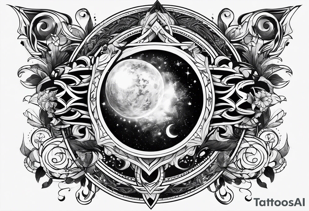 universe tattoo idea