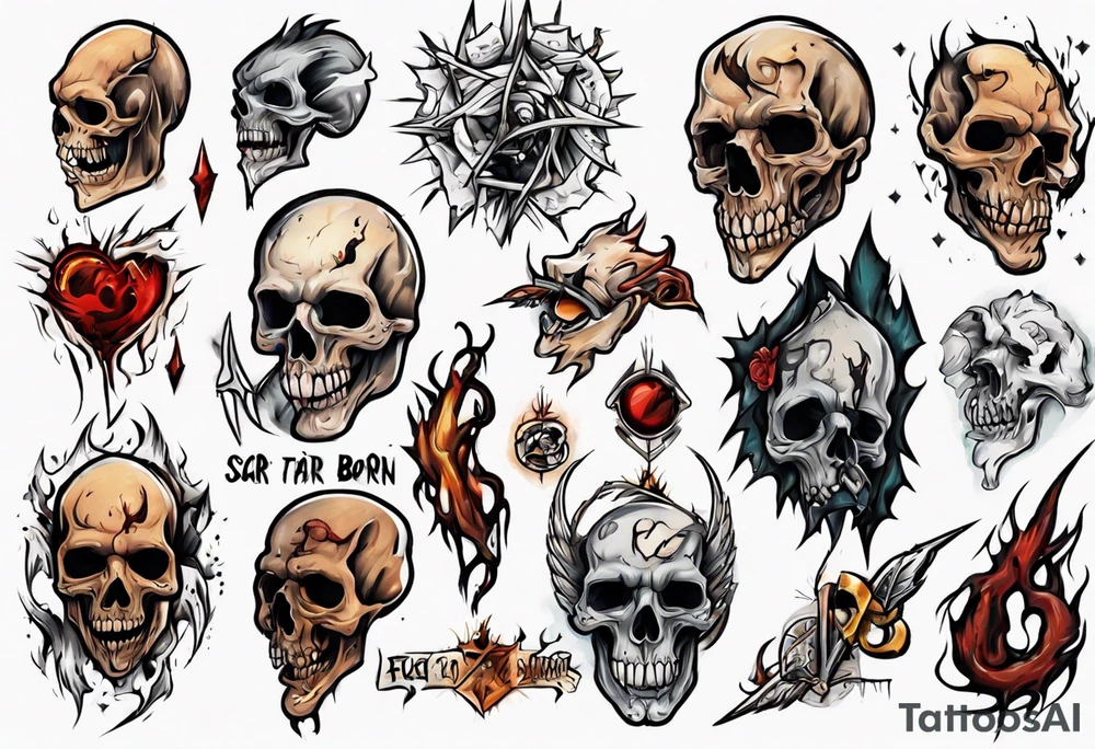 a scar is born tattoo idea