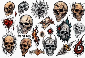 a scar is born tattoo idea