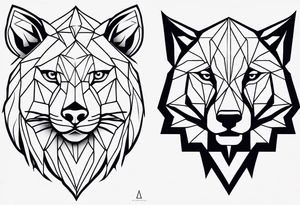 What animal symbolizes pain tattoo idea